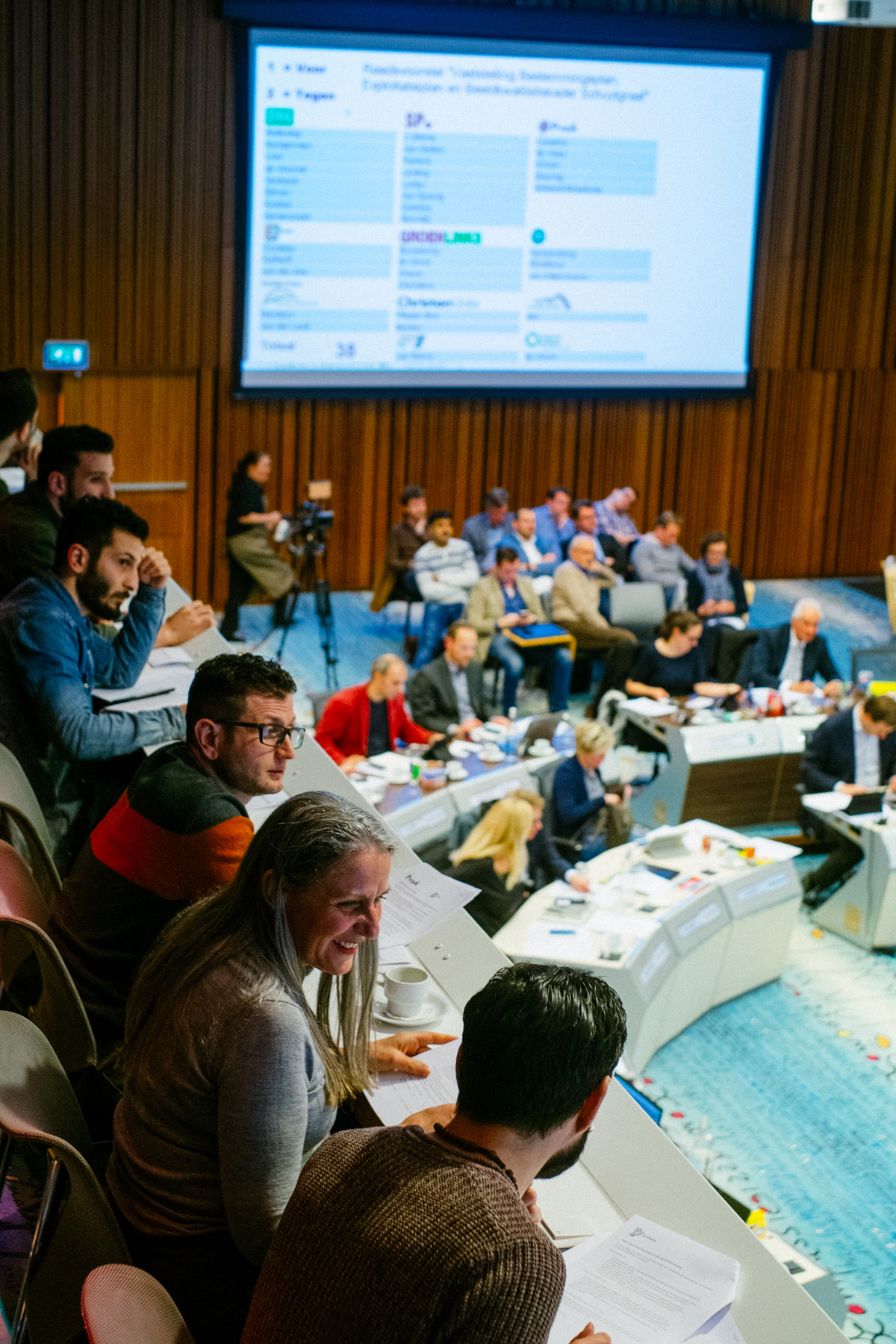 Een politieke avond in Arnhem